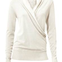 Damen Pullover 40 Strickpullover Feinstrick Pullover Wickeloptik Creme Pulli Damen Pullover 40 Strickpullover Feinstrick Pullover Wickeloptik Creme Pulli
