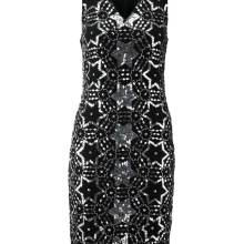 Heine Cocktailkleid mit Pailetten schwarz-silber Heine Cocktailkleid mit Pailetten schwarz-silber