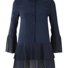 Damen Bluse Tunika Oberteil Freizeit Frühling  m. Volants Nachtblau HEINE Damen Bluse Tunika Oberteil Freizeit Frühling  m. Volants Nachtblau HEINE