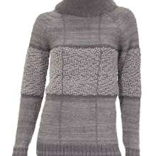 Damen Rollkragen Pullover grau Damen Rollkragen Pullover grau