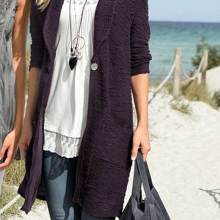 Damen Strickjacke von BOYSENS lila Damen Strickjacke von BOYSENS lila