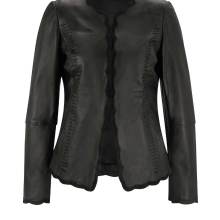 Bikerjacke Leder Lederblazer schwarz Jacke echtes Leder 36 Bikerjacke Leder Lederblazer schwarz Jacke echtes Leder 36