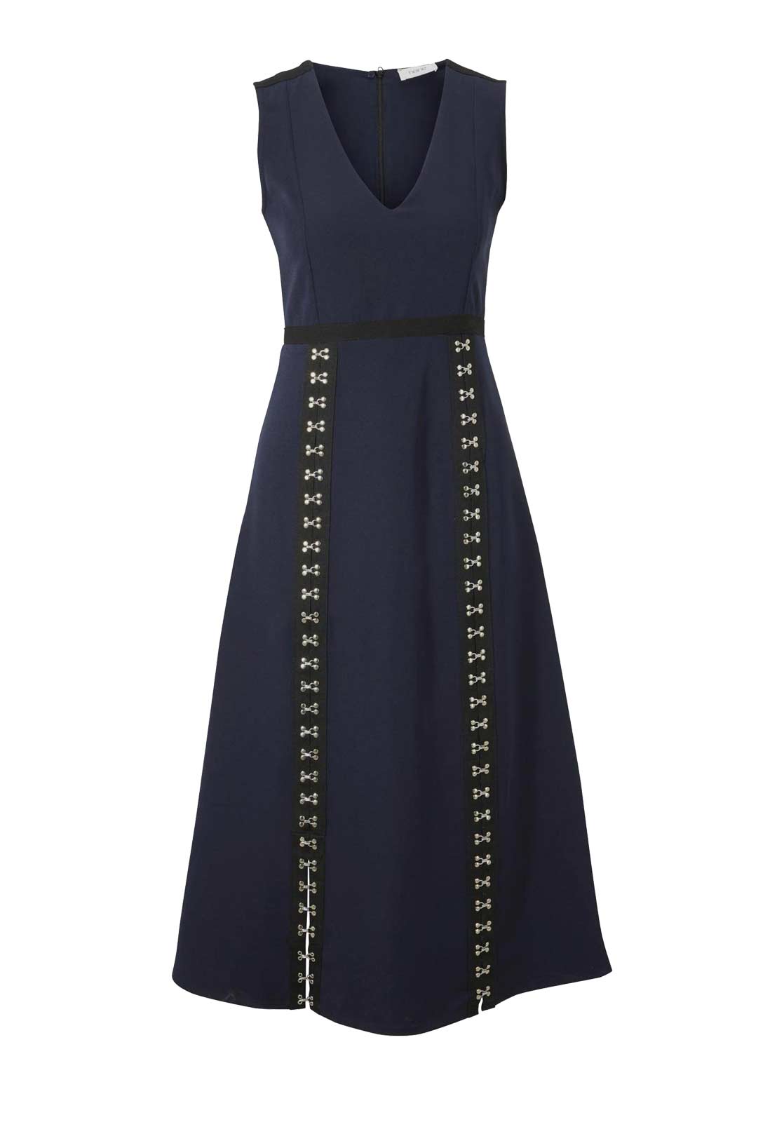 Damen Abendkleid kurz Ballkleid Cocktailkleid Midikleid ärmellos blau Damen Abendkleid kurz Ballkleid Cocktailkleid Midikleid ärmellos blau
