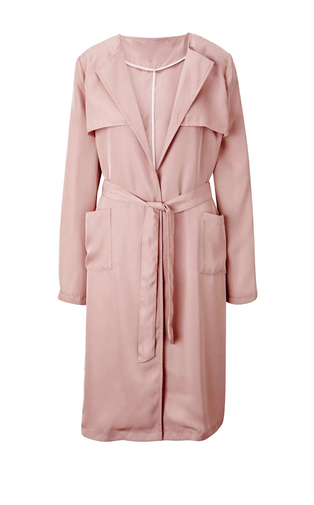 Damen Mantel Trenchcoat puder  Kurzmantel  Herbst Winter Übergang Damen Mantel Trenchcoat puder  Kurzmantel  Herbst Winter Übergang