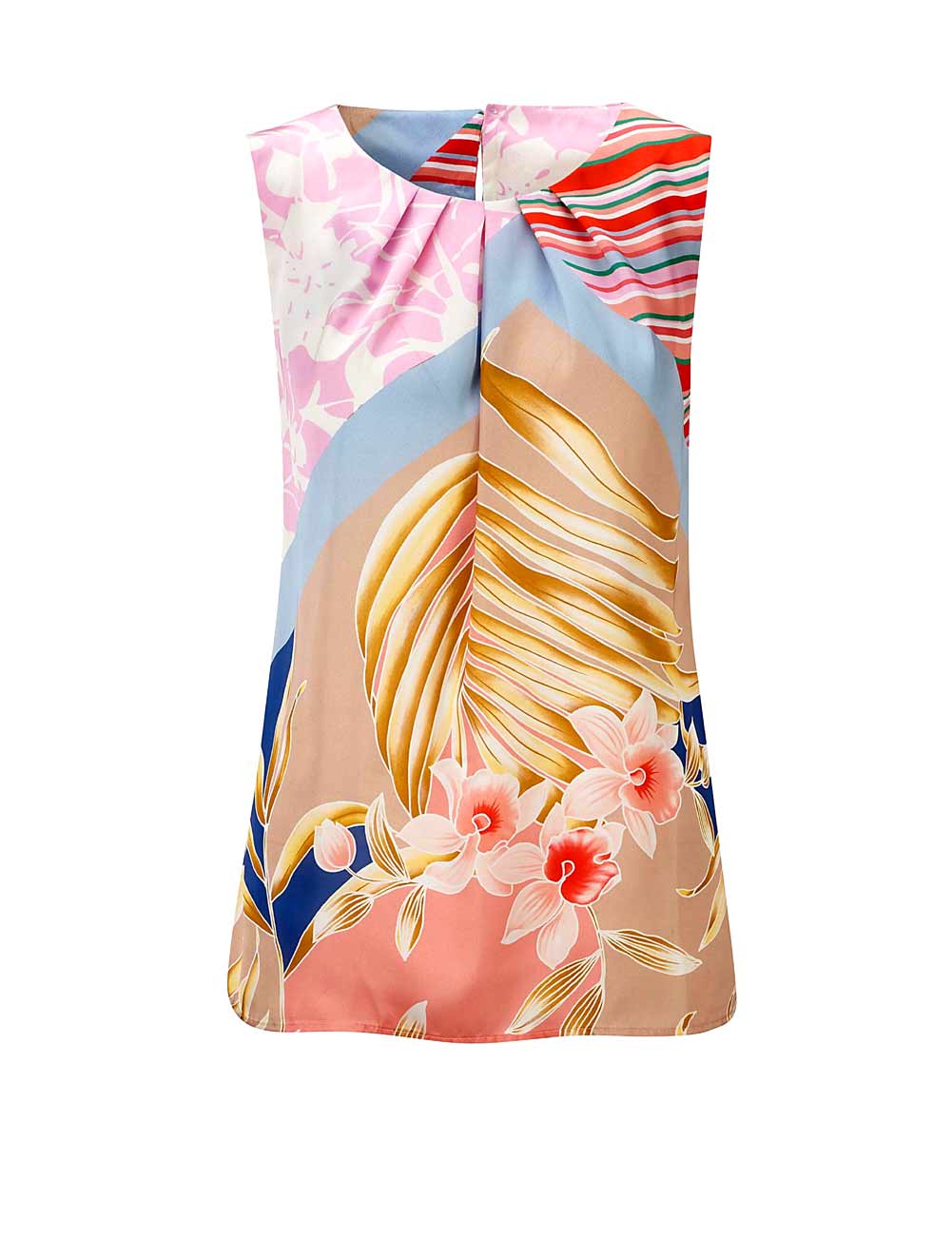 Damen Shirt Oberteil Frühling Freizeit Ärmellos bunt Rundhalsausschnitt Damen Shirt Oberteil Frühling Freizeit Ärmellos bunt Rundhalsausschnitt