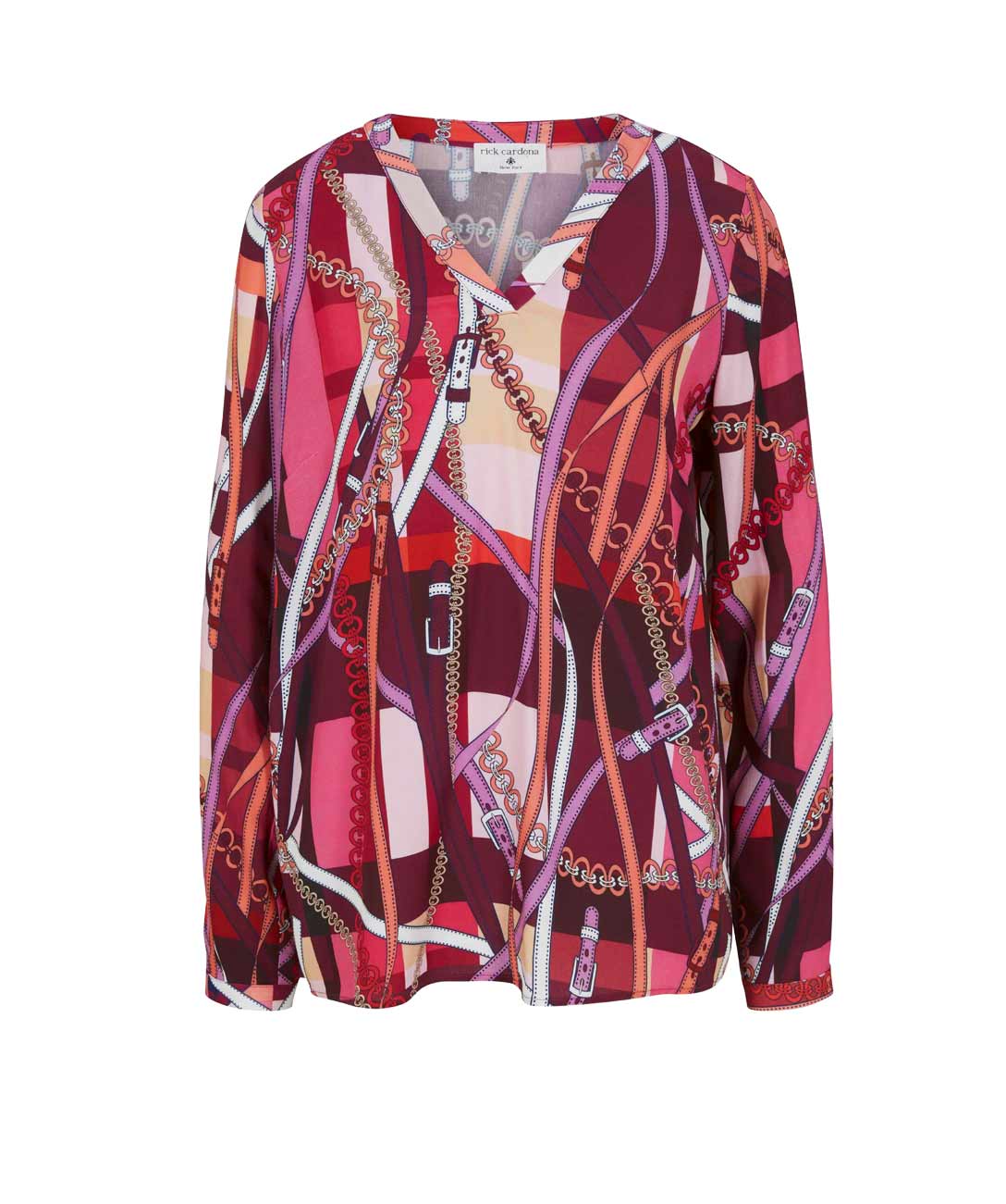 Rick Cardona Damen Bluse Tunika Druckbluse bunt 228.464a Rick Cardona Damen Bluse Tunika Druckbluse bunt 228.464a