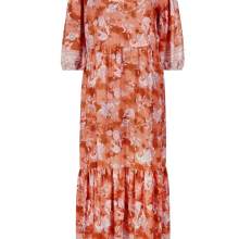 Damen Maxikleid papaya-elfenbein Damen Maxikleid papaya-elfenbein