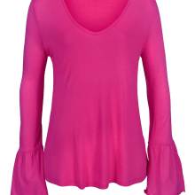 ONLY Shirt mit Volants, pink ONLY Shirt mit Volants, pink