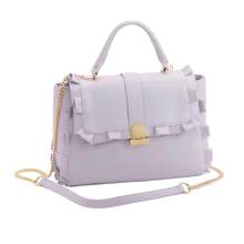 Handtasche, m. Rüschen-Optik-Details, flieder Handtasche, m. Rüschen-Optik-Details, flieder