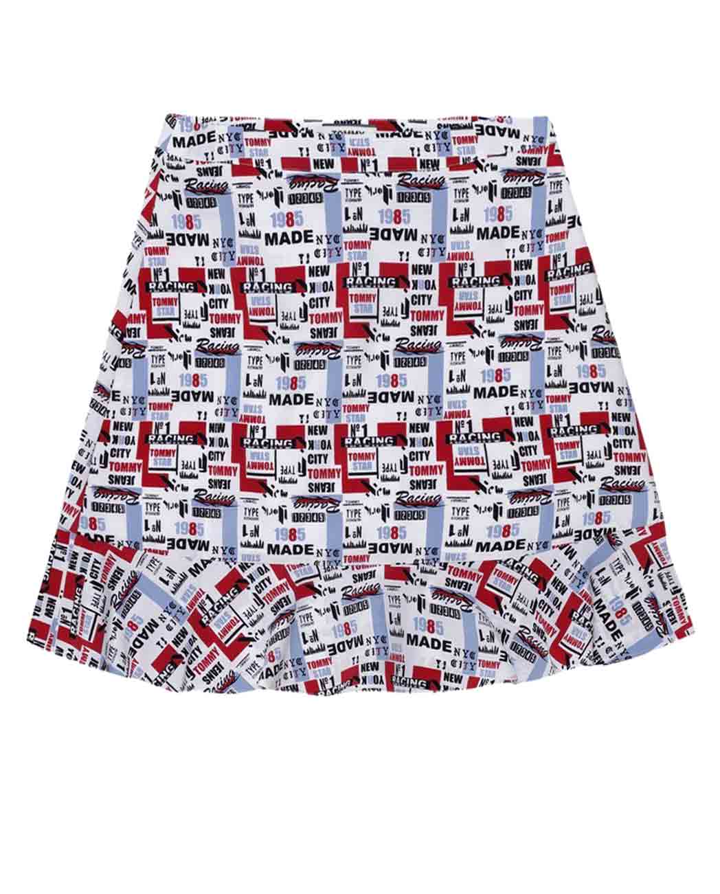 Tommy Jeans Marken-Minirock Rock kurz Volantrock, bunt XS - XL Tommy Jeans Marken-Minirock Rock kurz Volantrock, bunt XS - XL