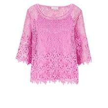 Damen Spitzenbluse + Top, softpink Damen Spitzenbluse + Top, softpink