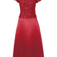 Cocktailkleid 40 Abendkleid Midikleid Ballkleid  mit Spitze rot  von Heine Cocktailkleid 40 Abendkleid Midikleid Ballkleid  mit Spitze rot  von Heine
