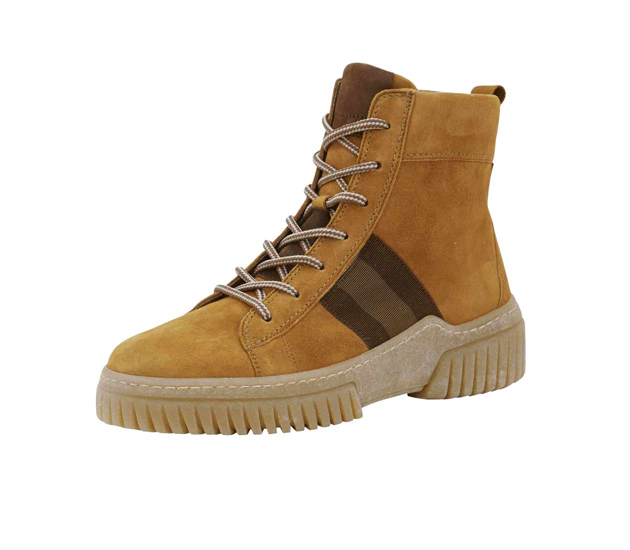 GABOR Damen Stiefelette Schnürer Freizeitschuhe Schuhe flach gelb braun GABOR Damen Stiefelette Schnürer Freizeitschuhe Schuhe flach gelb braun