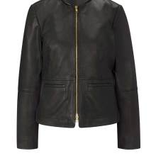 Damen Lederjacke schwarz Damen Lederjacke schwarz