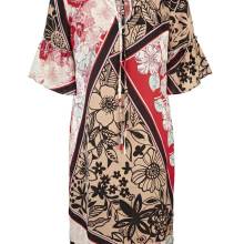 Damen Kleid Sommerkleid Minikeldi bunt Satin Kleid Freizeit Frühling kurz Damen Kleid Sommerkleid Minikeldi bunt Satin Kleid Freizeit Frühling kurz