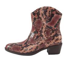 GABOR Damen Stiefelette Cowboy Stiefel Schlangen Optik  rosé schwarz GABOR Damen Stiefelette Cowboy Stiefel Schlangen Optik  rosé schwarz