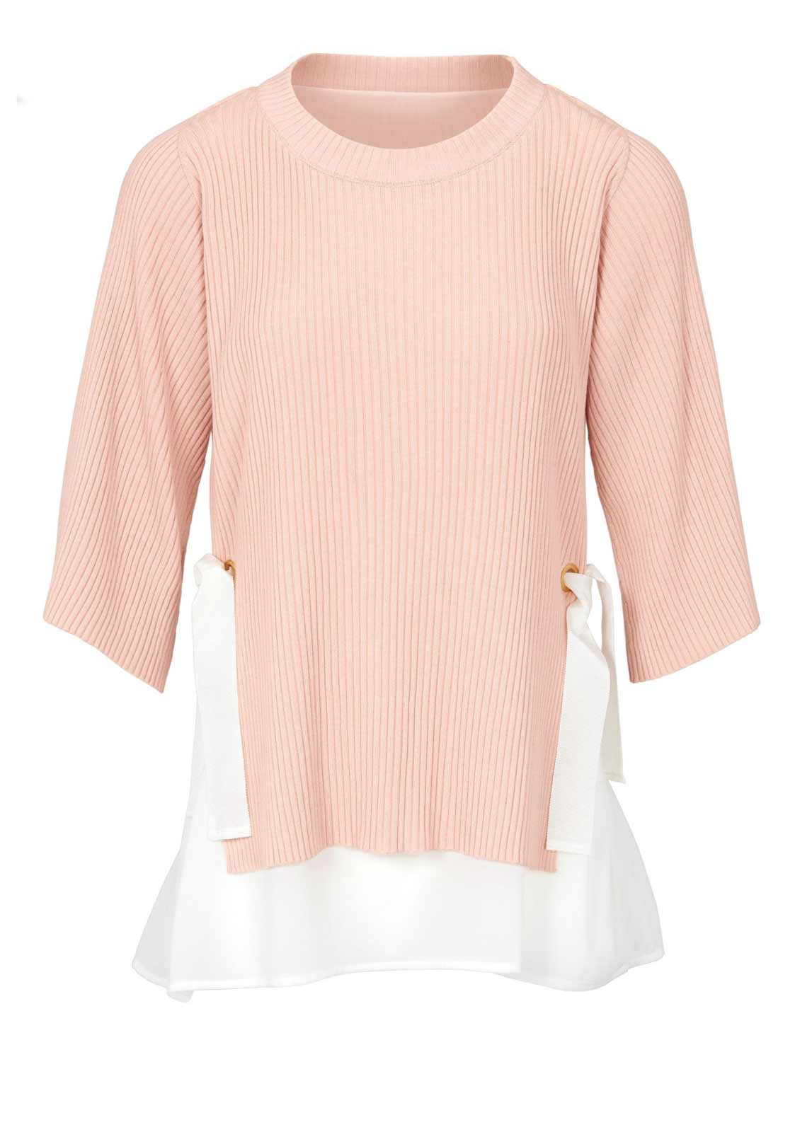 Strickpullover Damen Strick Freizeit rosé-ecru Herbst Winter Langarm Pullover Strickpullover Damen Strick Freizeit rosé-ecru Herbst Winter Langarm Pullover