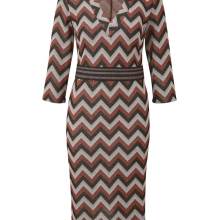 Damen Kleid Etuikleid  Büro Cocktailkleid rostbraun-bunt Business Kleid Damen Kleid Etuikleid  Büro Cocktailkleid rostbraun-bunt Business Kleid