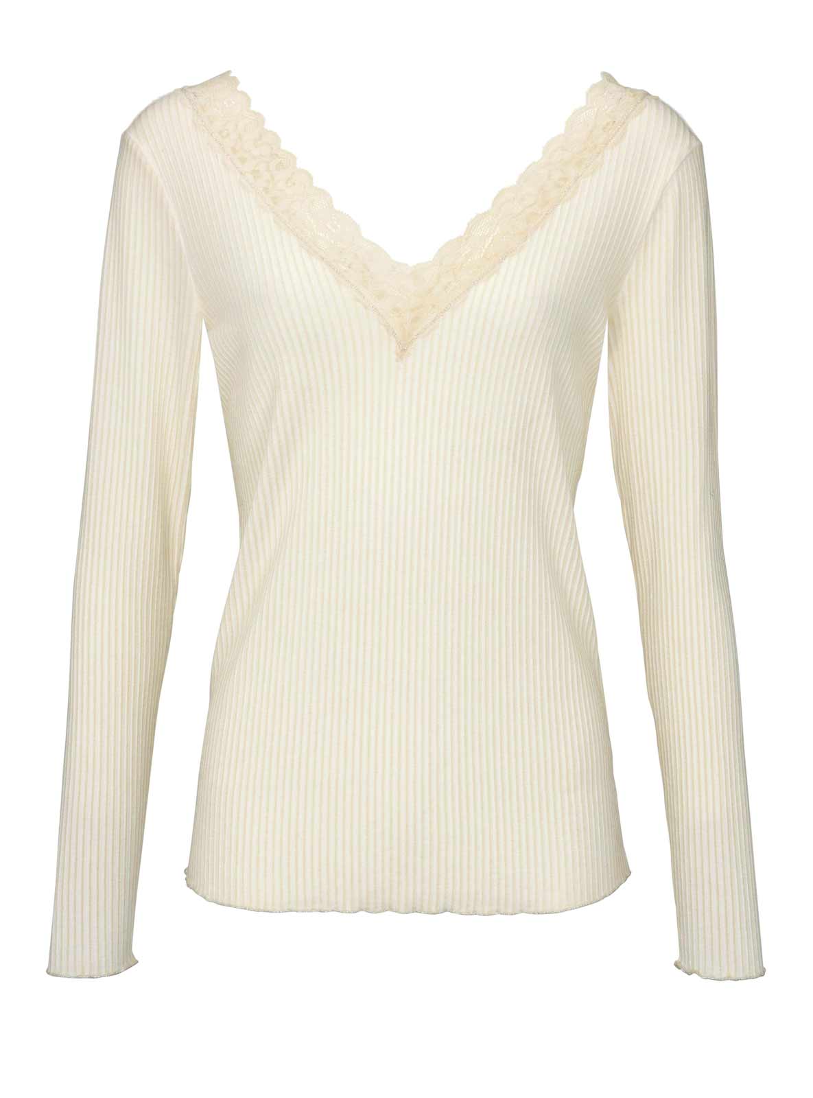 Shirt mit Spitze, ecru von HEINE Grösse Shirt mit Spitze, ecru von HEINE Grösse