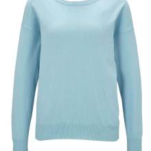 Heine Damen Pullover Strickpullover Herbst eisblau Heine Damen Pullover Strickpullover Herbst eisblau
