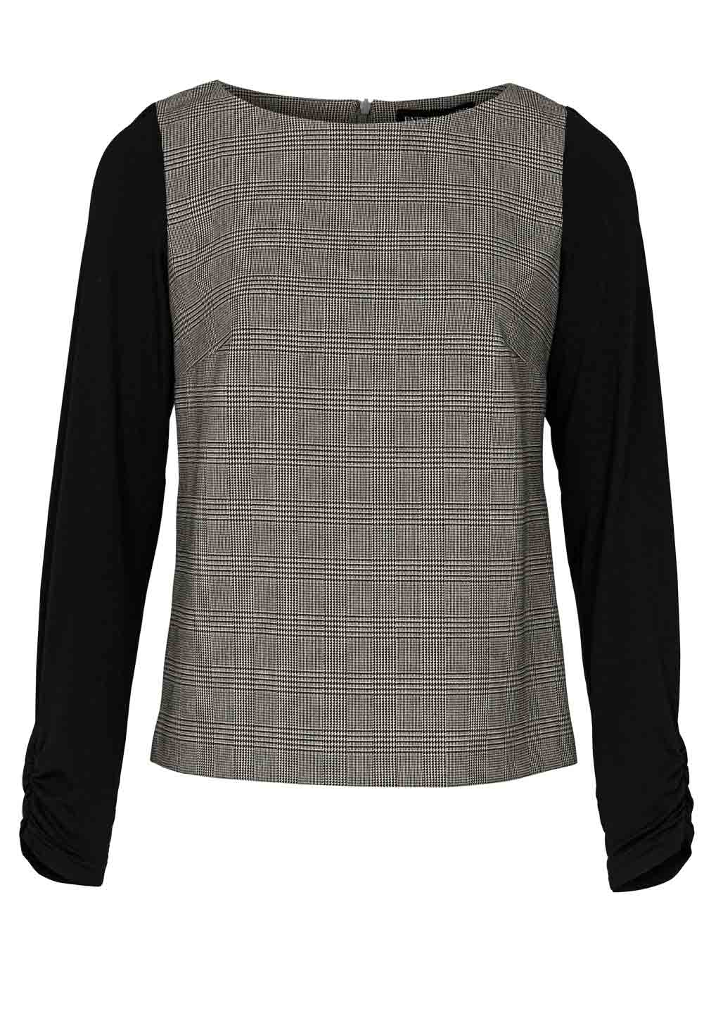 PATRIZIA DINI Damen Designer-Shirt Schwarz-Offwhite PATRIZIA DINI Damen Designer-Shirt Schwarz-Offwhite