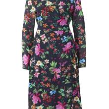 Heine Damen Kleid Druckkleid schwarz-bunt Heine Damen Kleid Druckkleid schwarz-bunt