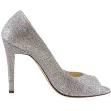 GUIDO MARIA KRETSCHMER Damen Designer-Abendpeeptoes Silberfarben GUIDO MARIA KRETSCHMER Damen Designer-Abendpeeptoes Silberfarben