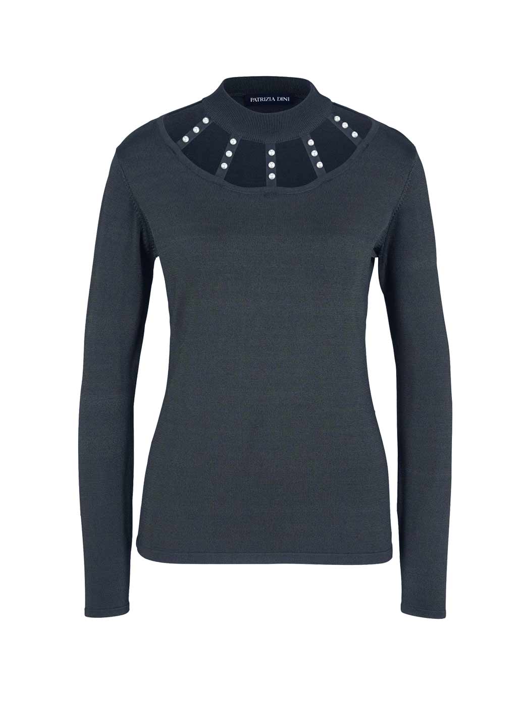 PATRIZIA DINI Damen Pullover Strickpullover Herbst graphit PATRIZIA DINI Damen Pullover Strickpullover Herbst graphit
