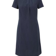 Damen Leinen-Etuikleid, marine Damen Leinen-Etuikleid, marine