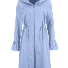 Heine Mantel mit Volants hellblau Heine Mantel mit Volants hellblau