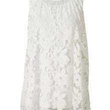 Damen Shirt Oberteil Frühling Freizeit offwhite ohne Ärmel mit Spitze Damen Shirt Oberteil Frühling Freizeit offwhite ohne Ärmel mit Spitze
