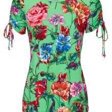 RICK CARDONA Damen Designer-Druckshirt Grün-Bunt RICK CARDONA Damen Designer-Druckshirt Grün-Bunt