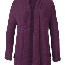 Damen Strickjacke von BOYSENS beere Damen Strickjacke von BOYSENS beere