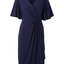 Heine Kleid, Wickelkleid mit Strass marine Heine Kleid, Wickelkleid mit Strass marine