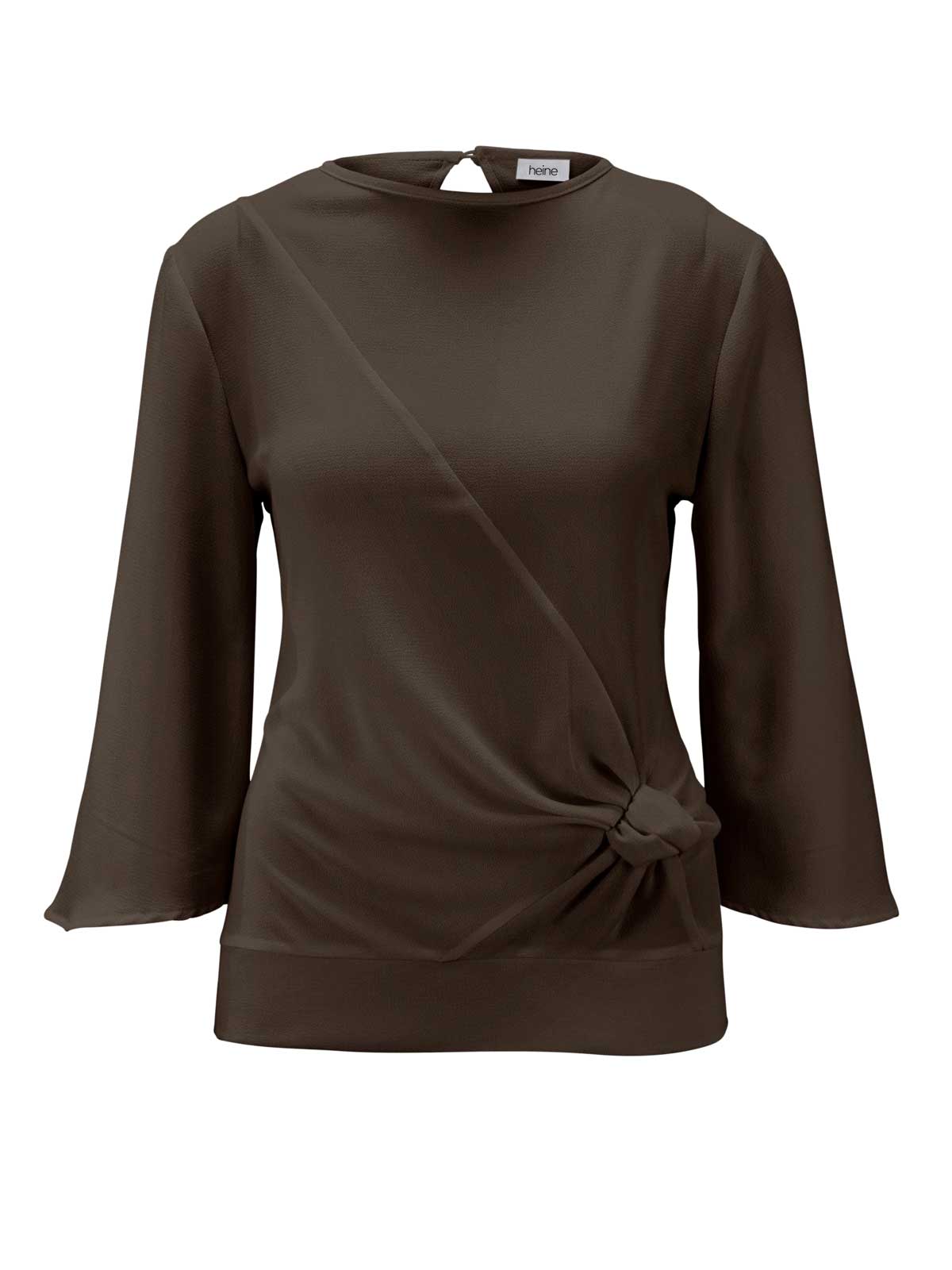 Bluse, schokobraun von HEINE Grösse 44 Bluse, schokobraun von HEINE Grösse 44