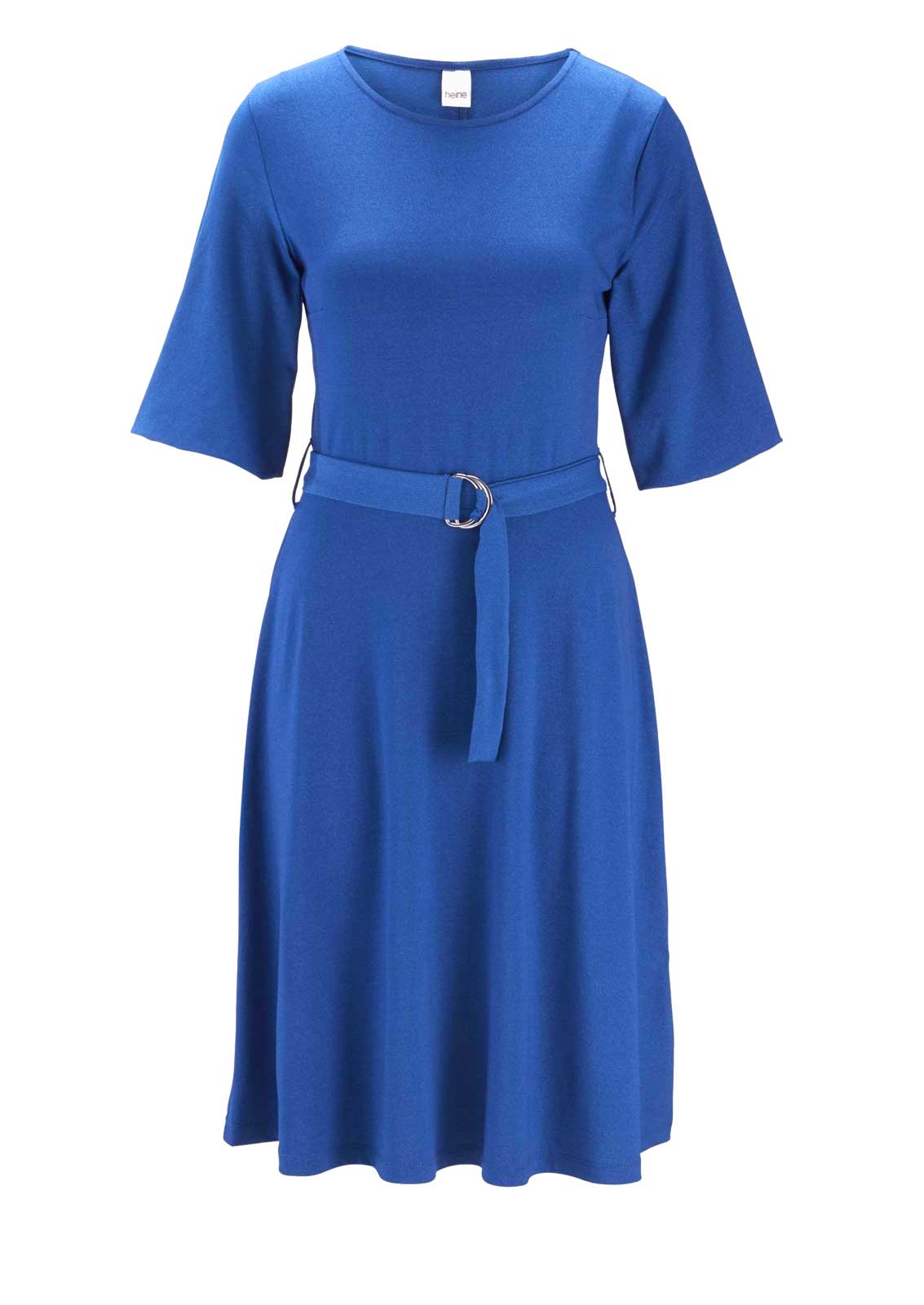 HEINE Damen Jerseykleid mit Gürtel Blau HEINE Damen Jerseykleid mit Gürtel Blau