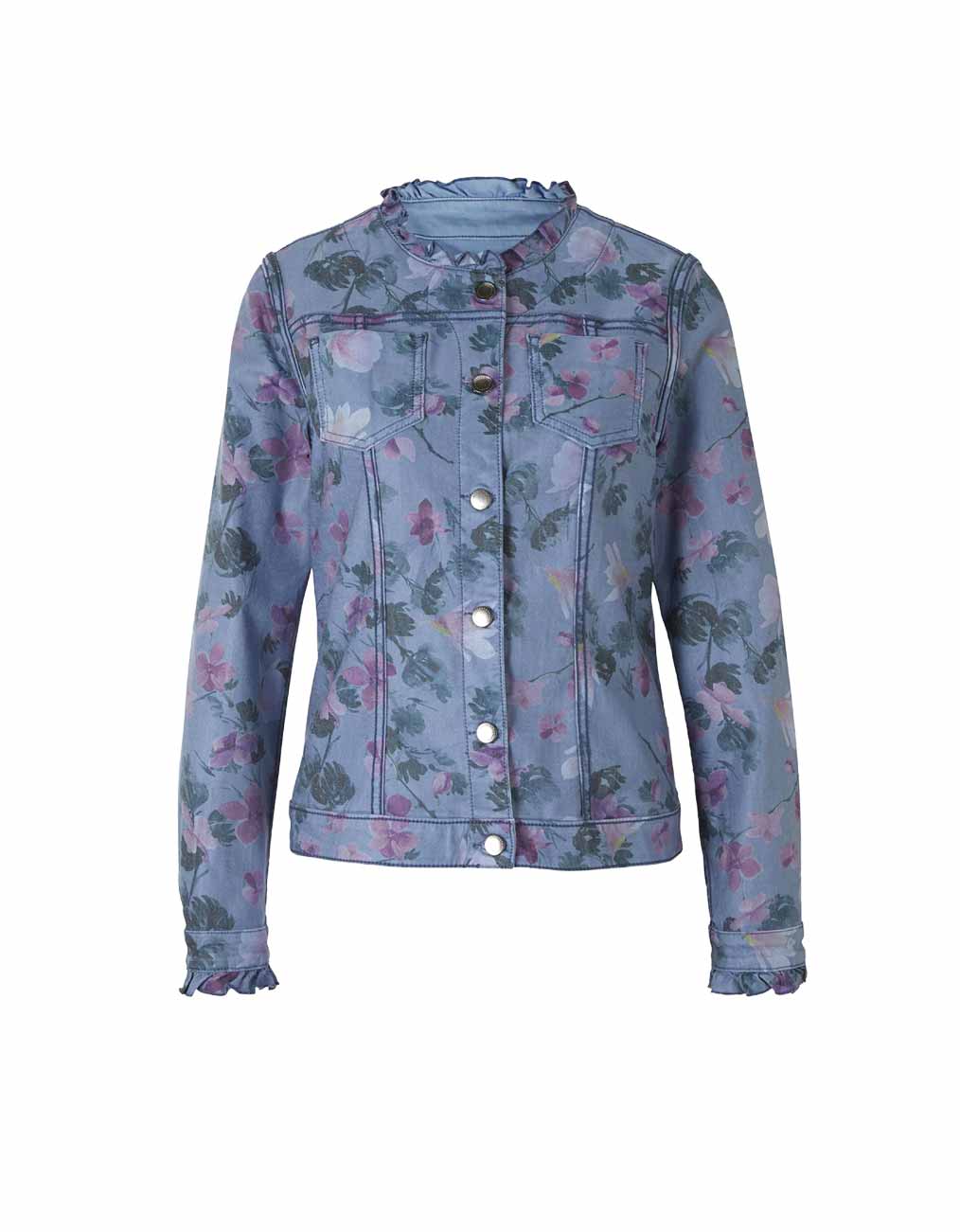 Designer-Wende-Jeansjacke, blau Designer-Wende-Jeansjacke, blau