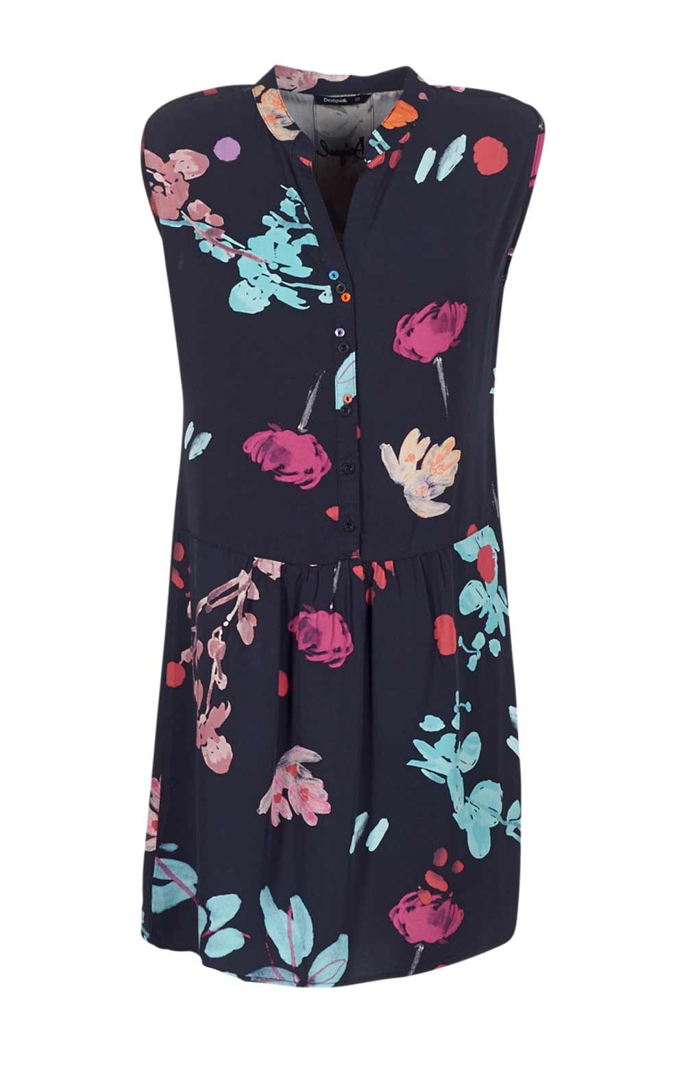 DESIGUAL Minikleid Damenkleid schwarz-bunt DESIGUAL Minikleid Damenkleid schwarz-bunt