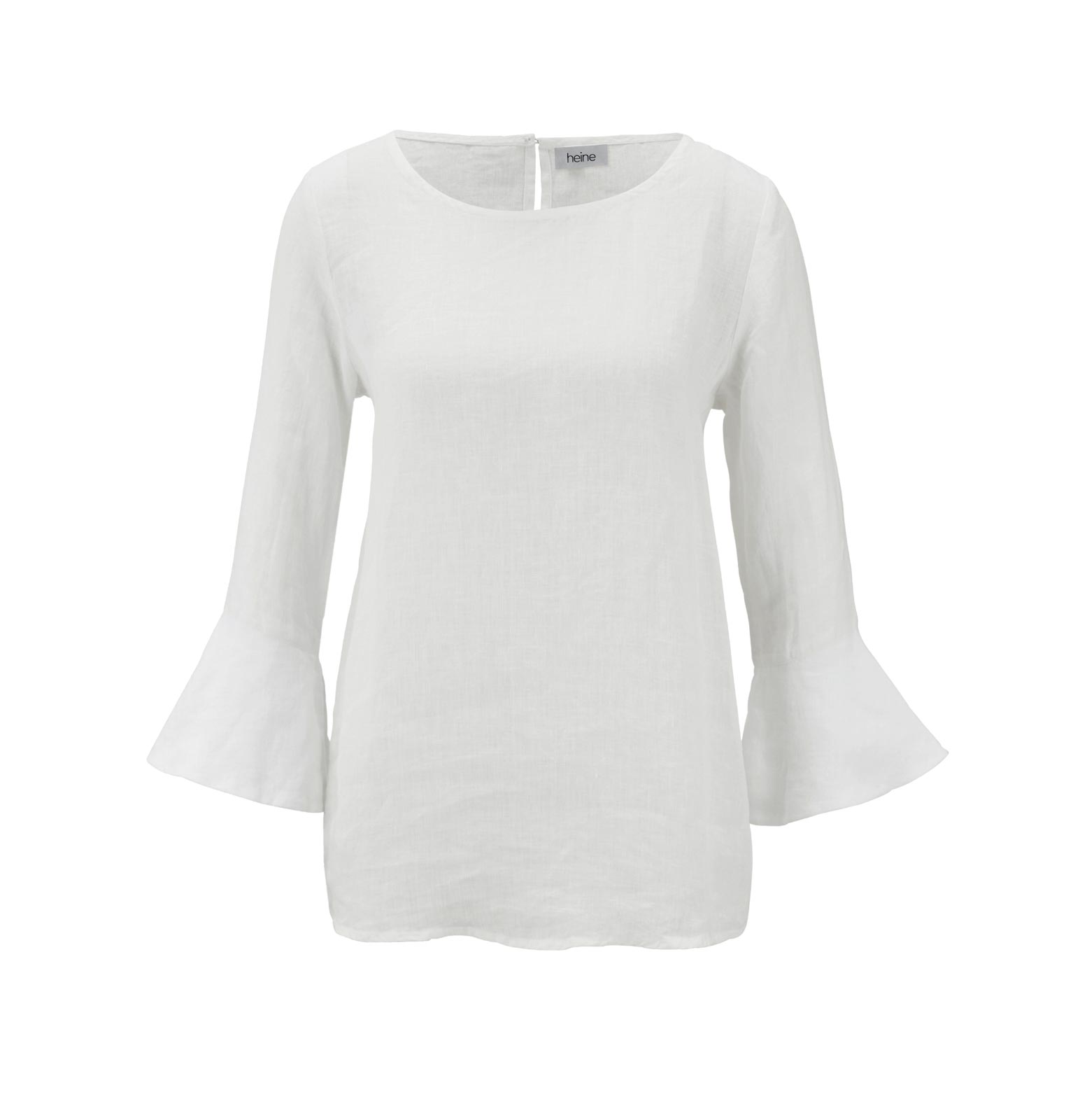 Damen Leinenbluse, offwhite Damen Leinenbluse, offwhite