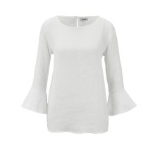 Damen Leinenbluse, offwhite Damen Leinenbluse, offwhite