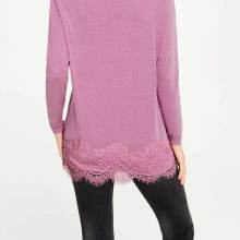 Linea Tesini Damen Pullover Pulli Feinstruck mit Spitze Frühling Linea Tesini Damen Pullover Pulli Feinstruck mit Spitze Frühling