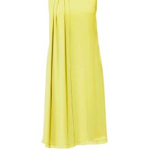 Cocktail-Chiffonkleid m. Strass, gelb Cocktail-Chiffonkleid m. Strass, gelb