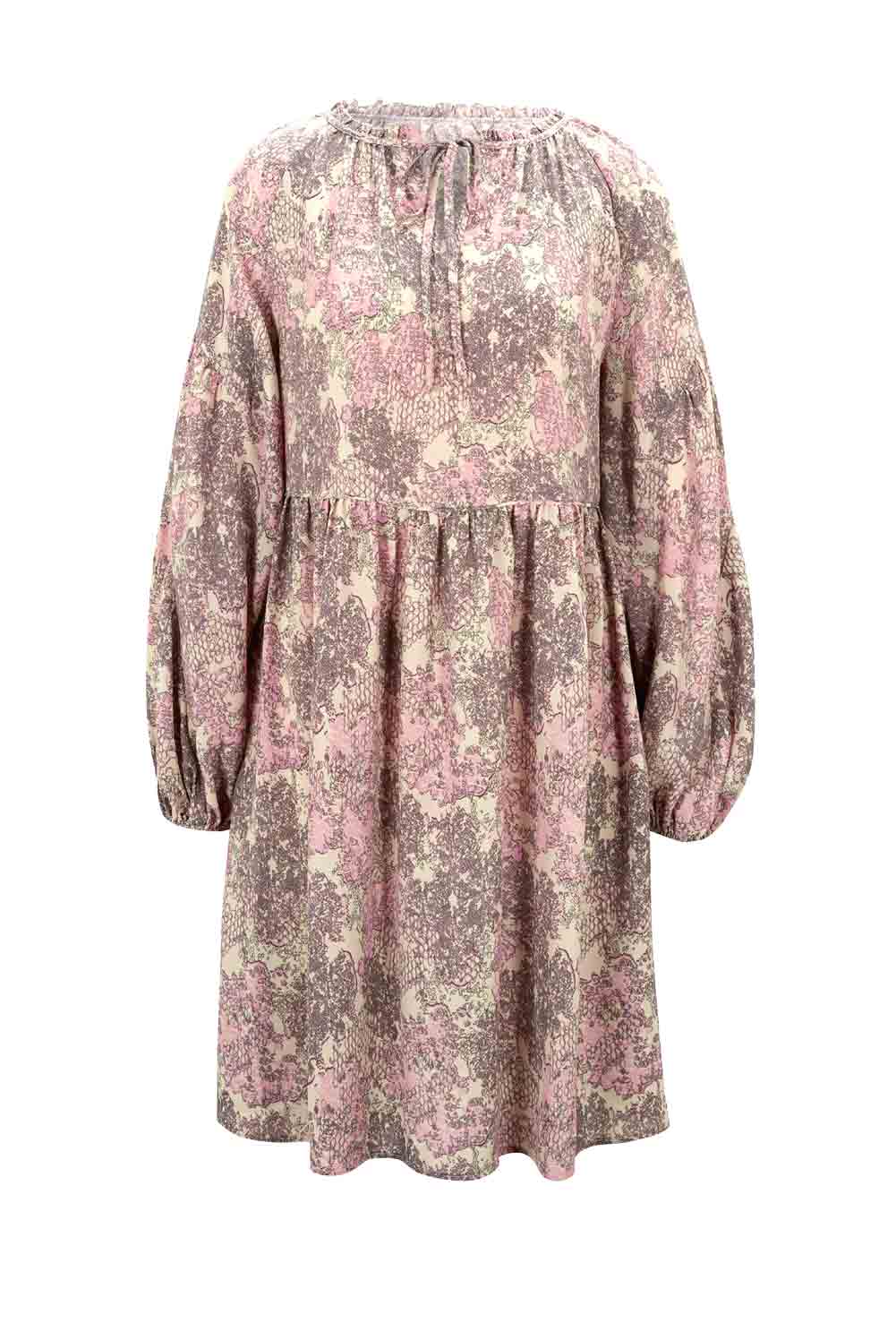 Damen Kleid Druckkleid altrosé Linea Tesini Damen Kleid Druckkleid altrosé Linea Tesini