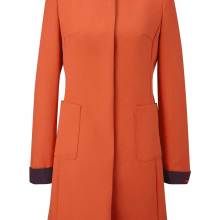 Damen Mantel Kurzmantel Blazer lang orange 34 orange mit Schulterpolster Damen Mantel Kurzmantel Blazer lang orange 34 orange mit Schulterpolster
