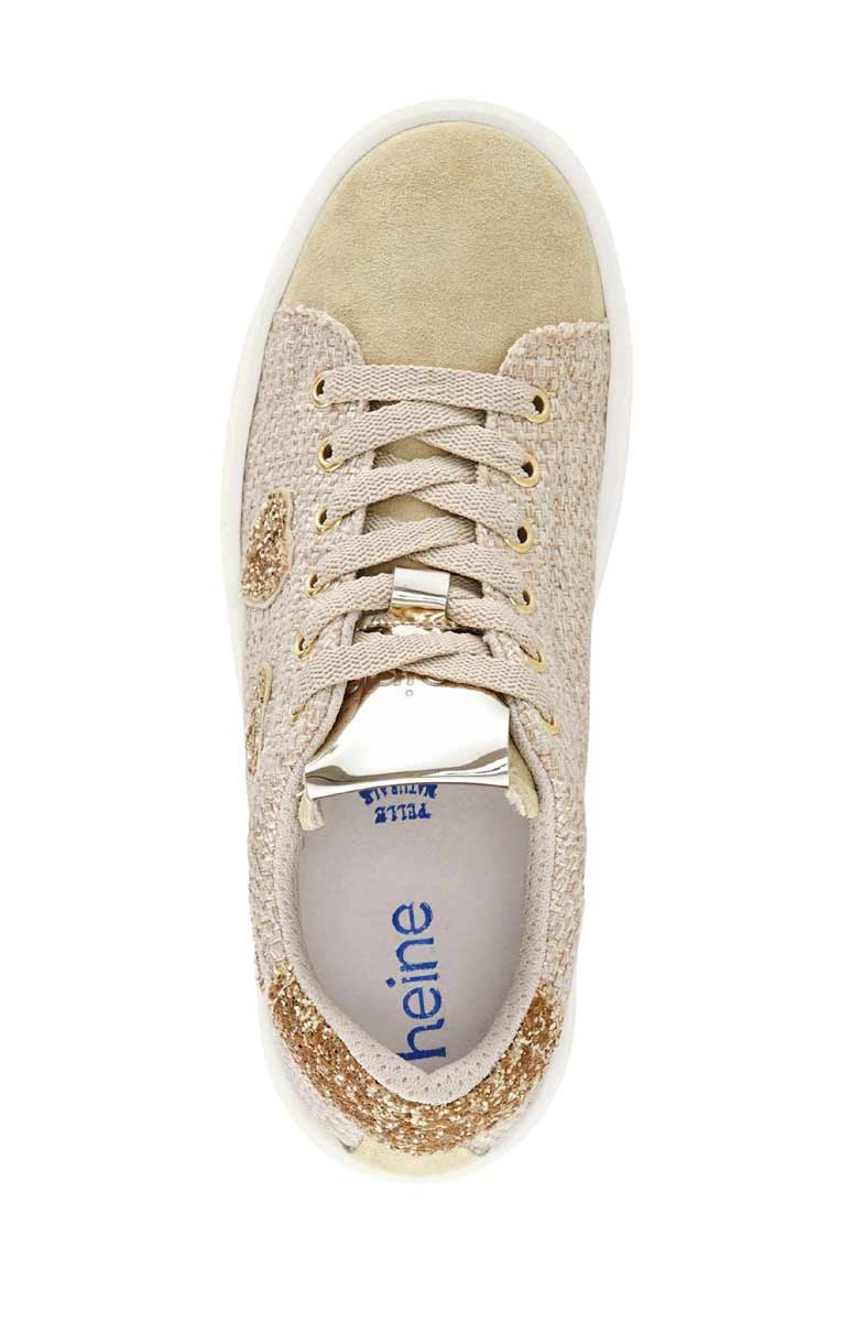 HEINE Sneaker, beige-goldfarben HEINE Sneaker, beige-goldfarben
