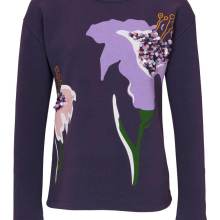 Damen Sweatshirt lila Damen Sweatshirt lila