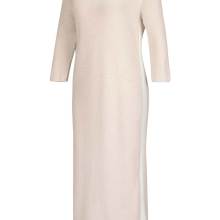 Kleid Strick Pulloverkleid beige-melange Kleid Strick Pulloverkleid beige-melange