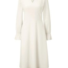Damen Kleid Minikleid kurz langarm Hochzeit Standesamt elegant Klassisch Damen Kleid Minikleid kurz langarm Hochzeit Standesamt elegant Klassisch