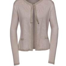 Damen Strickjacke von Création L Premium taupe Damen Strickjacke von Création L Premium taupe