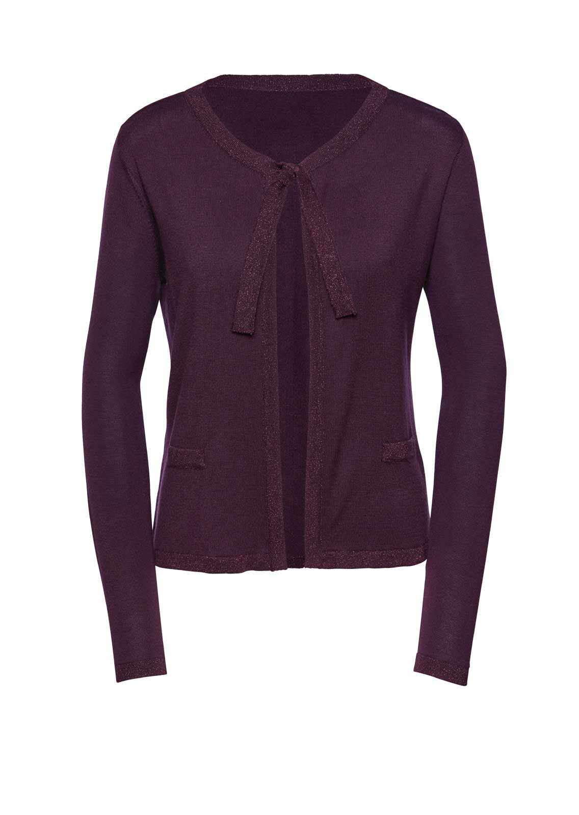 Damen Strickjacke von Création L Premium bordeaux Damen Strickjacke von Création L Premium bordeaux